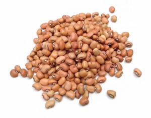 Black Eyed Pea Or Cowpea Seed Isolated On White Background